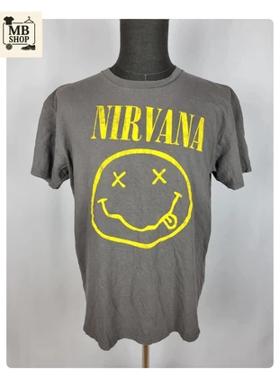 T-shirt graphique vintage gris Nirvana - 100% coton - Taille L, marke: Nirvana, zustand: Sehr gut, größe: L, 15,90 €, 17,40 € beinhaltet Vinted-Käuferschutz Pro