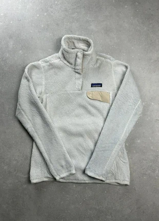 Veste Polaire Patagonia Taille XS Femme Half Zip à Bouton Blanc Crème Snap-T Polartec Fleece Jacket, brand: Patagonia, condition: Good, size: XS / 34 / 6, €25.00, €26.95 includes Buyer Protection Pro