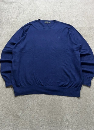 Ralph Lauren Sweater/Jersey Retro Old Money Round Neck Wool Embroidered Logo Blue, marque: Ralph Lauren, état: Très bon état, taille: XXL, 29,90 €, 32,10 € Protection acheteurs incluse