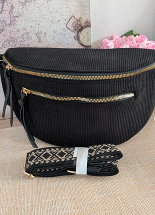 Sac Banane En Velours Côtelé, marque: Cmonbijou, état: Neuf avec étiquette, 10,00 €, 11,20 € Protection acheteurs (Pro) incluse