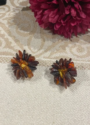 Boucles d’oreilles vintage à clips en ambres véritable., brand: Ambre, condition: Very good, €27.00, €29.05 includes Buyer Protection
