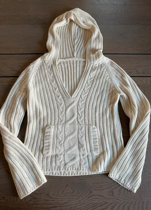 pull crocheté à capuche, marque: Vintage, état: Très bon état, taille: S / 36 / 8, 25,00 €, 26,95 € Protection acheteurs incluse