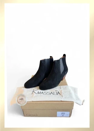 Boots neuves Ginger noires en cuir K Massalia taille 36, marca: KMassalia, estado: Nuevo con etiquetas, tamaño: 36, 120,00 €, 126,70 € Protección al comprador incluida