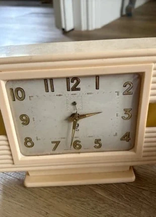 ancienne pendule Jaz / art déco / bakélite / ancien réveil vintage, marque: Jaz, état: Bon état, 35,00 €, 37,45 € Protection acheteurs incluse
