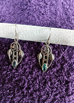 Charles Rennie silver drop earrings, brand: Charles rennie, condition: Very good, £7.50, £8.58 includes Buyer Protection