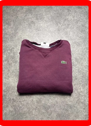 Sweat ras le coup Lacoste bordeaux homme taille XS, brand: Lacoste, condition: Very good, size: XS, €31.00, €33.25 includes Buyer Protection
