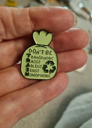 Trash pin, brand: None, condition: New with tags, £2.25, £3.06 includes Buyer Protection