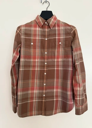 Ralph Lauren Brown and Orange Shirt - Size S, marque: Ralph Lauren, état: Très bon état, taille: S / 36 / 8, 15,00 €, 16,45 € Protection acheteurs incluse