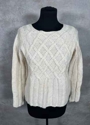 Pull Maille Torsadée Cable Knit Vintage Adda creme epais cosy taille M, brand: Vintage Dressing, condition: Very good, size: M / 38 / 10, €15.00, €16.45 includes Buyer Protection Pro