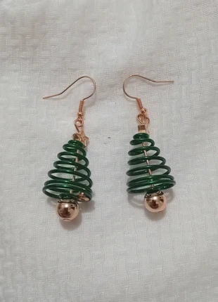 Paire de boucles d'oreilles sapin Noël 5,5x 1,6cm, marca: Vintage Chic, estado: Nuevo con etiquetas, 1,00 €, 1,75 € Protección al comprador Pro incluida