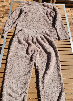 Ensemble Pyjama doux et chaud hiver moltonné beige polaire, brand: La Redoute, condizioni: Buone, taglia: XS / IT 38 / EU 34, €5.00, €5.95 include la Protezione acquisti