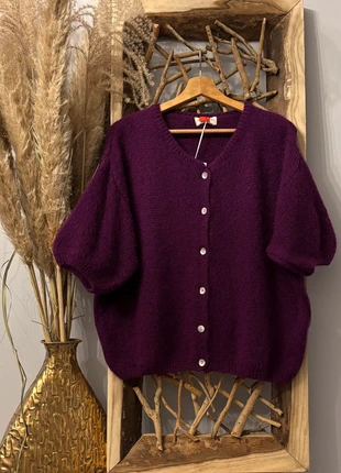 Gilet, aubergine, taille unique, brand: Boutique Parisienne, condition: Very good, size: One size, €32.00, €34.30 includes Buyer Protection Pro