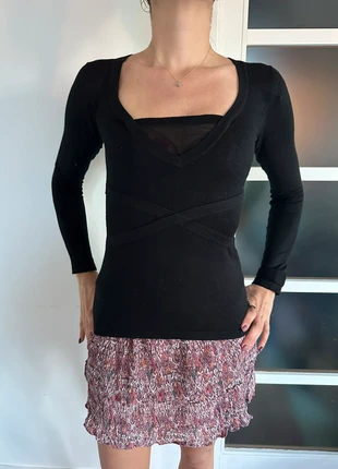 Pull léger noir Morgan – Élégance et féminité assurées - taille S, brand: Morgan, condition: Very good, size: S / 36 / 8, €4.00, €4.90 includes Buyer Protection