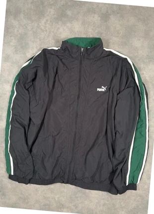 Veste de survêtement noire et verte homme Puma – vintage Y2K – taille XXL, marca: Puma, estado: Muito bom, tamanho: XXL, €14.90, €16.35 inclui Proteção do Comprador