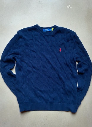 Pull torssadé Ralph Lauren bleu marine taille M, marke: Ralph Lauren, zustand: Sehr gut, größe: S, 70,00 €, 74,20 € inklusive Vinted-Käuferschutz