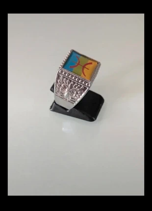 Bague homme acier inoxydable kabyle amazigh berbère neuf, marke: bague kabyle, zustand: Neu, größe: 63.5 mm / 20.2 mm Ø, 7,00 €, 8,05 € inklusive Vinted-Käuferschutz