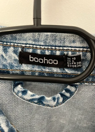 Chemise en jean, marque: Boohoo, état: Très bon état, taille: M / 38 / 10, 10,00 €, 11,20 € Protection acheteurs incluse