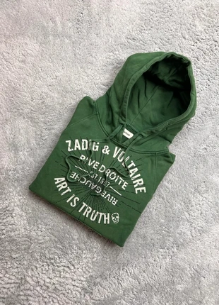 Pull hoodie à capuche vert Zadig & Voltaire Rive Droite | Taille S, marke: Zadig & Voltaire, zustand: Sehr gut, größe: S / 36 / 8, 71,00 €, 75,25 € inklusive Vinted-Käuferschutz