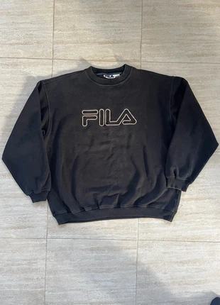Vintage Fila Crewneck Sweatshirt | Black Logo Jumper | Streetwear Y2K | Size XL, marca: FILA, estado: Nuevo sin etiquetas, tamaño: XL, 4,50 €, 5,43 € Protección al comprador incluida
