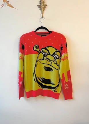 Pull DreamWorks Shrek rouge/vert – taille S, marque: Dreamworks, état: Neuf avec étiquette, taille: S / 36 / 8, 15,00 €, 16,45 € Protection acheteurs incluse