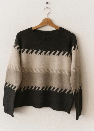 Pull marron & beige, brand: Boutique Parisienne, condition: Very good, size: One size, €29.00, €31.15 includes Buyer Protection