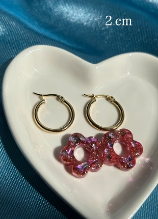 Boucles d’oreilles, marca: Resin Handmade A, estado: Muy bueno, 8,00 €, 9,10 € Protección al comprador Pro incluida