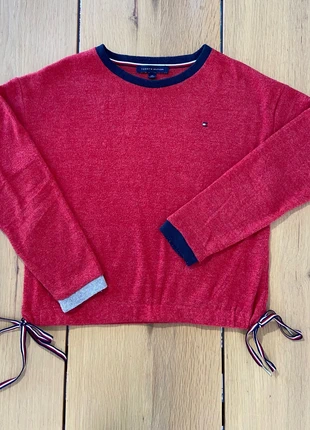 Pull rouge Tommy Hilfiger col rond femme taille S, brand: Tommy Hilfiger, condition: Good, size: S / 36 / 8, €10.00, €11.20 includes Buyer Protection
