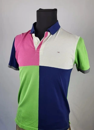 Polo Eden Park multicolore coton Pima blocs rose vert bleu blanc logo nœud papillon vintage, marca: Eden Park, estado: Muy bueno, tamaño: S, 19,00 €, 20,65 € Protección al comprador Pro incluida