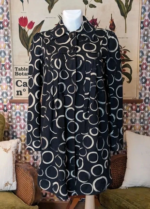 Manteau mi-saison baby doll noir/beige – Très bon état – Taille 36/S, marca: Vintage, estado: Muito bom, tamanho: S / 36 / 8, €25.00, €26.95 inclui Proteção do Comprador