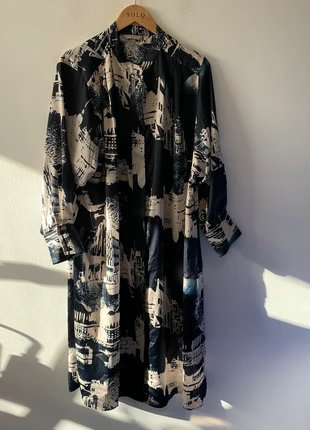 H&M Stockholm Satin Printed Dress, brand: H&M, condition: Good, size: M / UK 12-14, £4.00, £4.90 includes Buyer Protection Pro