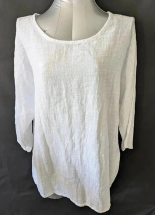 Tunique blanche oversize INEO Couture – Made in Italy – 100% coton Neuve avec étiquette, brand: Ineo Couture, condizioni: Nuovo con cartellino, taglia: Taglia unica, €15.00, €16.45 include la Protezione acquisti Pro