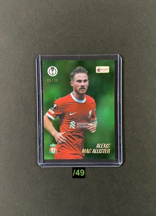 Alexis Mac Allister Topps Merlin Heritage 2023 UEFA Soccer Numbered /49 Liverpool FC, merk: Topps, staat: Nieuw zonder prijskaartje, € 7,50, € 8,58 inclusief Kopersbescherming