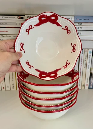 Lot de 6 bols de Noël, Primark, neufs avec étiquette, marque: Primark, état: Neuf avec étiquette, 50,00 €, 53,20 € Protection acheteurs incluse