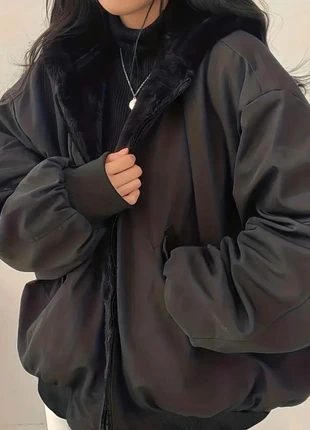 Manteau Réversible Chaud à Capuche pour Femme Automne-Hiver, Taille S, marca: Aesthetic, estado: Muito bom, tamanho: S / 36 / 8, €59.99, €63.69 inclui Proteção do Comprador