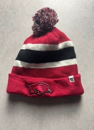 Bonnet avec logo brodé vintage bordeaux– Taille unique (Unisexe), marca: 47 Brand, estado: Muy bueno, tamaño: Talla única, 5,00 €, 5,95 € Protección al comprador Pro incluida