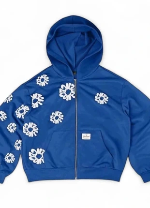 Sweat/Pull Zippé à Capuche Homme Bleu Motifs Vintage Streetwear Casual y2k - Taille M, marke: Vintage, zustand: Sehr gut, größe: M, 49,99 €, 53,19 € inklusive Vinted-Käuferschutz