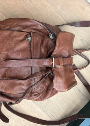 Leren rugzak, merk: Esprit, staat: Veelgebruikt, € 5,00, € 5,95 inclusief Kopersbescherming