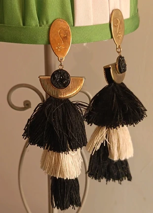 Truly fabulous,  tassel earings by Mango, marke: Mango, zustand: Sehr gut, 6,00 €, 7,00 € inklusive Vinted-Käuferschutz