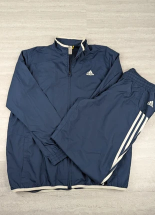 Ensemble Adidas – bleu marine – taille L – vintage sportwear full zip jacket & pants, marque: adidas, état: Très bon état, taille: L, 30,00 €, 32,20 € Protection acheteurs incluse
