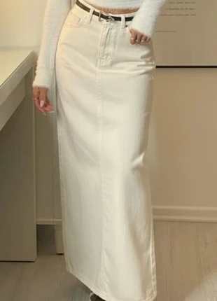 Jupe longue en denim blanc cassé taille M, brand: phenomeca, condizioni: Ottime, taglia: M / IT 42 / EU 38, €59.00, €62.65 include la Protezione acquisti Pro