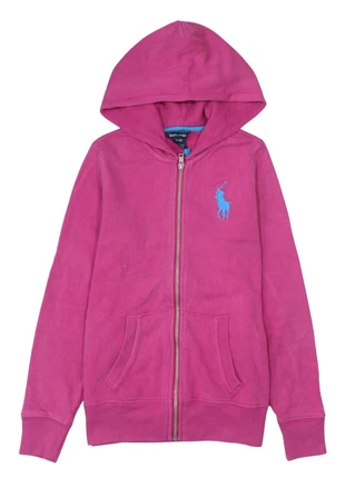 Polo ralph lauren 90's lightweight full zip up hoodie xlarge pink, brand: Polo Ralph Lauren, condition: Very good, size: XL / 14, £22.00, £23.80 includes Buyer Protection Pro