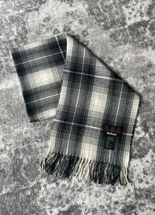 Écharpe Barbour noir blanc laine scarf black white wool made in Scotland, brand: Barbour, condition: Very good, €25.00, €26.95 includes Buyer Protection Pro