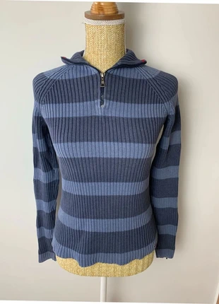 Pull Quarterzip Tommy Hilfiger à rayures - Taille M Femme, brand: Tommy Hilfiger, condition: Very good, size: M / 38 / 10, €12.00, €13.30 includes Buyer Protection Pro