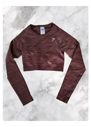 T-shirt / Haut de sport Gymshark Fitness Musculation Yoga / Marron / Bordeaux / Taille M, marque: Gymshark, état: Très bon état, taille: M / 38 / 10, 10,00 €, 11,20 € Protection acheteurs (Pro) incluse