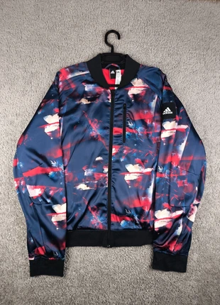 Veste légère Aviateur/Bomber Adidas Flower à motif floral Femme - Taille XL - Multicolore, marca: adidas, estado: Muito bom, tamanho: XL / 42 / 14, €25.00, €26.95 inclui Proteção do Comprador Pro