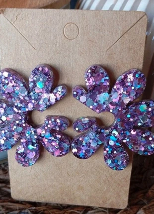 Boucles d'oreilles Demi Fleurs, état: Très bon état, 5,00 €, 5,95 € Protection acheteurs (Pro) incluse