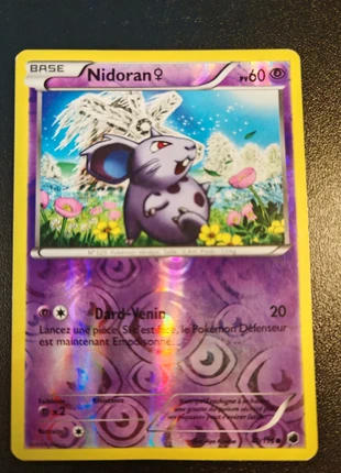Carte Pokemon Nidoran reverse 40/116 - Noir et Blanc Glaciation Plasma Fr, marque: Pokémon, état: Très bon état, 2,99 €, 3,84 € Protection acheteurs incluse