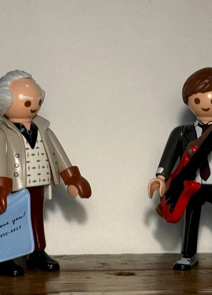 Marty McFly y Doc Brown Playmobil, marque: Playmobil, état: Très bon état, taille: Taille unique, 5,00 €, 5,95 € Protection acheteurs incluse