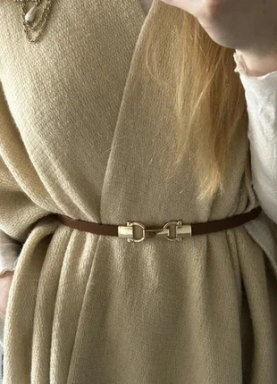 Ceinture fine cuir brun, marque: sans marque, état: Très bon état, taille: Ajustable, 9,60 €, 10,78 € Protection acheteurs (Pro) incluse