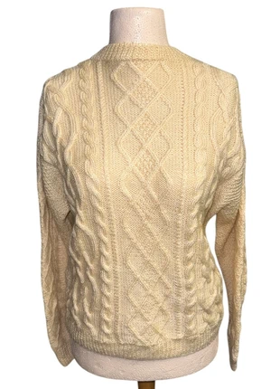 Pull torsadé en laine – Style Aran – Femme – Taille XL (42/44), marque: Aran, état: Très bon état, taille: XL / 42 / 14, 28,00 €, 30,10 € Protection acheteurs incluse